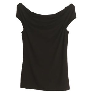 **BOGO 1/2 OFF** White House Black Market, Black, Off The Shoulder Top.